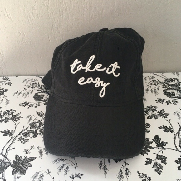 American Eagle Outfitters Accessories - American Eagle Outfitters Black Take It Easy Hat